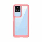 For Xiaomi Poco F4 Colorful Series Acrylic + TPU Phone Case(Red) - 1