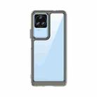 For Xiaomi Poco F4 Colorful Series Acrylic + TPU Phone Case(Transparent Black) - 1