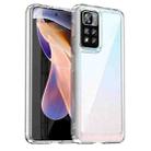 For Xiaomi Poco X4 NFC 5G Colorful Series Acrylic + TPU Phone Case(Transparent) - 1