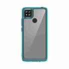 For Xiaomi Redmi 10A Colorful Series Acrylic + TPU Phone Case(Transparent Blue) - 1