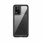 For OPPO Realme 8 5G Colorful Series Acrylic + TPU Phone Case(Black) - 1