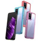 For OPPO Realme 8 5G Colorful Series Acrylic + TPU Phone Case(Transparent Black) - 3