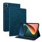 For Xiaomi Pad 5 / 5 Pro Butterfly Flower Embossed Leather Tablet Case(Blue) - 1