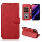 For iPhone 11 Pro Shockproof PU + TPU Leather Phone Case (Red) - 1