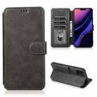 For iPhone 11 Pro Max Shockproof PU + TPU Leather Phone Case (Black) - 1