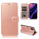 For iPhone 11 Pro Max Shockproof PU + TPU Leather Phone Case (Rose Gold) - 1