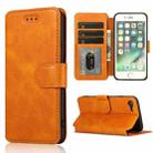 For iPhone SE 2022 / SE 2020 / 8 / 7 Shockproof PU + TPU Leather Phone Case(Khaki) - 1