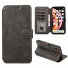 For iPhone XR Shockproof PU + TPU Leather Phone Case(Black) - 1
