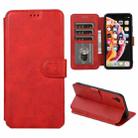 For iPhone XR Shockproof PU + TPU Leather Phone Case(Red) - 1