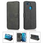 For OPPO A7 Shockproof PU + TPU Leather Phone Case(Black) - 1