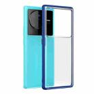 For vivo X80 Pro Four-corner Shockproof TPU + PC Phone Case(Blue) - 1
