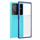 For vivo X80 Four-corner Shockproof TPU + PC Phone Case(Blue) - 1