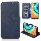 For Huawei Mate 30 Pro Shockproof PU + TPU Leather Phone Case(Blue) - 1