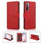 For Huawei nova 7 SE Shockproof PU + TPU Leather Phone Case(Red) - 1