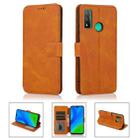 For Huawei P Smart 2020 Shockproof PU + TPU Leather Phone Case(Khaki) - 1