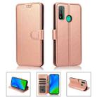 For Huawei P Smart 2020 Shockproof PU + TPU Leather Phone Case(Rose Gold) - 1