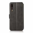 For Huawei P20 Pro Shockproof PU + TPU Leather Phone Case(Black) - 3
