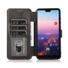 For Huawei P20 Pro Shockproof PU + TPU Leather Phone Case(Black) - 4