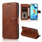 For Huawei P30 Shockproof PU + TPU Leather Phone Case(Brown) - 1