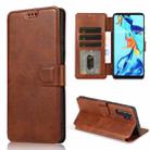 For Huawei P30 Pro Shockproof PU + TPU Leather Phone Case(Brown) - 1