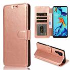 For Huawei P30 Pro Shockproof PU + TPU Leather Phone Case(Rose Gold) - 1