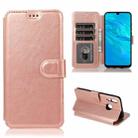 For Huawei Enjoy 9s Shockproof PU + TPU Leather Phone Case(Rose Gold) - 1