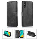 For Huawei Enjoy 10e Shockproof PU + TPU Leather Phone Case(Black) - 1