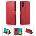For Huawei Enjoy 10e Shockproof PU + TPU Leather Phone Case(Red) - 1