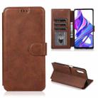 For Honor 9X Shockproof PU + TPU Leather Phone Case(Brown) - 1