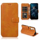 For Honor 20 Pro Shockproof PU + TPU Leather Phone Case(Khaki) - 1