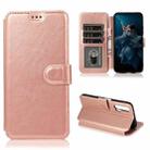 For Honor 20 Pro Shockproof PU + TPU Leather Phone Case(Rose Gold) - 1