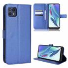 For Motorola Moto G50 5G Global Diamond Texture Leather Phone Case(Blue) - 1