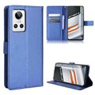 For OPPO Realme GT Neo3 Diamond Texture Leather Phone Case(Blue) - 1