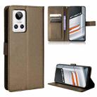 For OPPO Realme GT Neo3 Diamond Texture Leather Phone Case(Brown) - 1