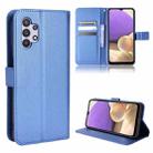 For Samsung Galaxy A32 5G Diamond Texture Leather Phone Case(Blue) - 1