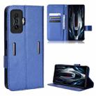 For Xiaomi Poco F4 GT / Redmi K50 Gaming Diamond Texture Leather Phone Case(Blue) - 1