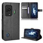 For Xiaomi Black Shark 5 Diamond Texture Leather Phone Case(Black) - 1