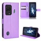 For Xiaomi Black Shark 5 Diamond Texture Leather Phone Case(Purple) - 1