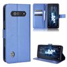 For Xiaomi Black Shark 5 RS Diamond Texture Leather Phone Case(Blue) - 1