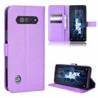 For Xiaomi Black Shark 5 RS Diamond Texture Leather Phone Case(Purple) - 1