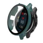 For Garmin Venu 2S PC + Tempered Glass Watch Case(Pine Needle Green) - 1