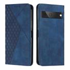 For Google Pixel 7 Diamond Splicing Skin Feel Magnetic Leather Phone Case(Blue) - 1