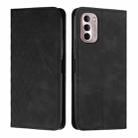 For Motorola Moto G Stylus 2022 5G Diamond Splicing Skin Feel Magnetic Leather Phone Case(Black) - 1