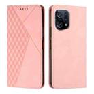 For OPPO Find X5 Diamond Splicing Skin Feel Magnetic Leather Phone Case(Rose Gold) - 1