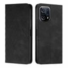 For OPPO Find X5 Pro Diamond Splicing Skin Feel Magnetic Leather Phone Case(Black) - 1