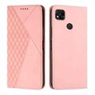 For Xiaomi Redmi 10A/Poco C31/Redmi 9C Diamond Splicing Skin Feel Magnetic Leather Phone Case(Rose Gold) - 1