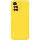 For Xiaomi Redmi 10 / Redmi Note 11 4G IMAK UC-2 Series Shockproof TPU Phone Case(Yellow) - 1