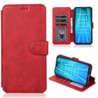 For Xiaomi Redmi Note 8 Shockproof PU + TPU Leather Phone Case(Red) - 1