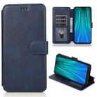 For Xiaomi Redmi Note 8 Pro Shockproof PU + TPU Leather Phone Case(Blue) - 1