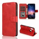 For Xiaomi Redmi 6 Pro Shockproof PU + TPU Leather Phone Case(Red) - 1